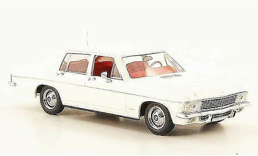 Opel Kapitan B 1/43 Minichamps wit 1969 modelauto