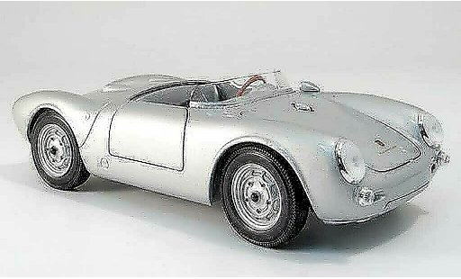 Porsche 550 Base 1/18 Maisto a spyder grijs modelauto