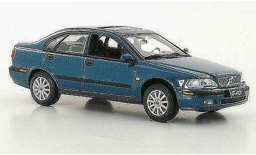 Volvo S40 Base 1/43 Minichamps blauwgroen modelauto