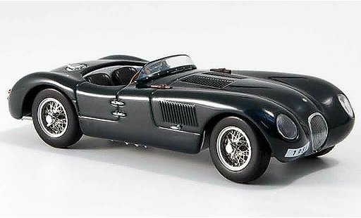 Jaguar C-Type Base 1/43 Autoart groen modelauto