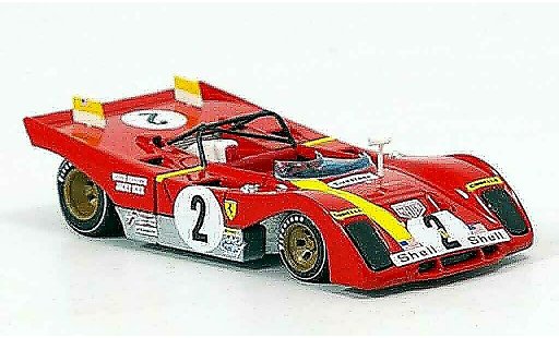 Ferrari 312 PB 1/43 Brumm no.2 ickx andretti 6 std. daytona 1972 modelauto