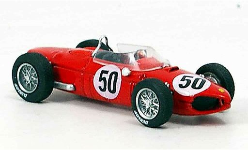Ferrari 156 F1 Sharknose 1/43 Brumm no.50 baghetti winnaar gp frankreich modelauto