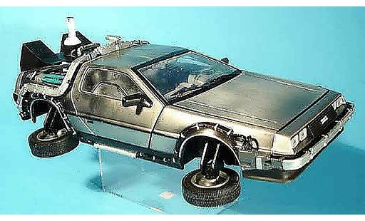 De Lorean futur II Time Machine 1/18 Sun Star dmc-12 retour vers le futur modelauto