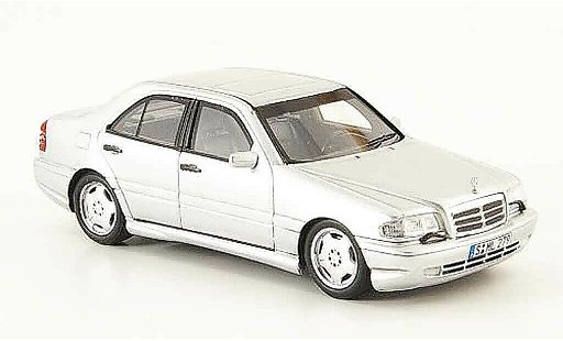 Mercedes Classe C AMG 1/43 Spark C43 (W202) grijs metallic modelauto