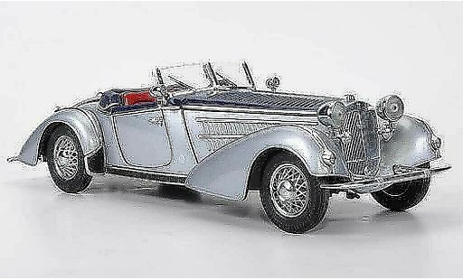 Horch 855 Roadster 1/18 Sun Star grijs metallic/ blauw 1939 modelauto