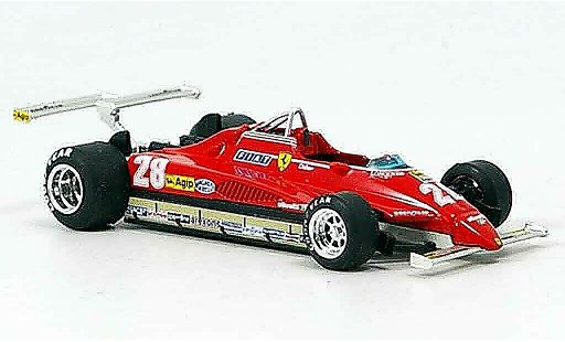 Ferrari 126 C2 1/43 Brumm no.28 d.pironi gp long beach modelauto