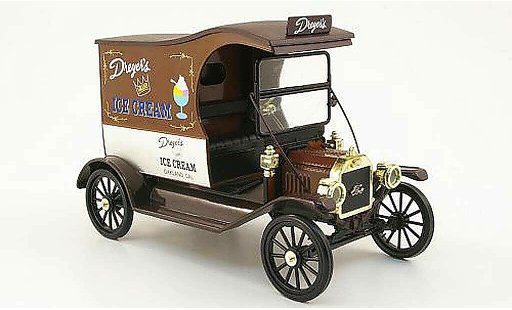 Ford Model T Van 1/18 Eagle delivery dreyer's ice cream modelauto