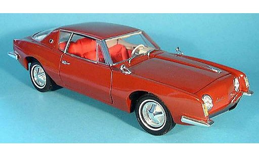 Studebaker Avanti Base 1/18 Signature rood 1963 modelauto