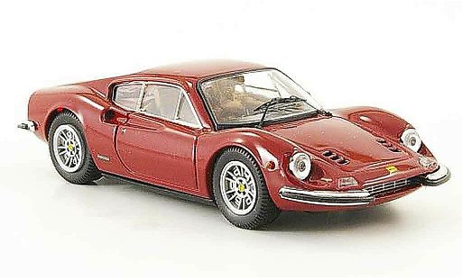 Ferrari Dino GT 1/43 Bang dino rood modelauto