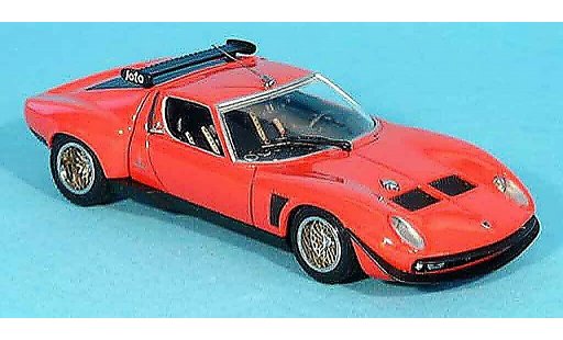 Lamborghini Miura Jota 1/43 Kyosho svr rood modelauto