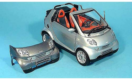 Smart Cabriolet Base 1/18 Kyosho grijs (bodypanel grijs) modelauto