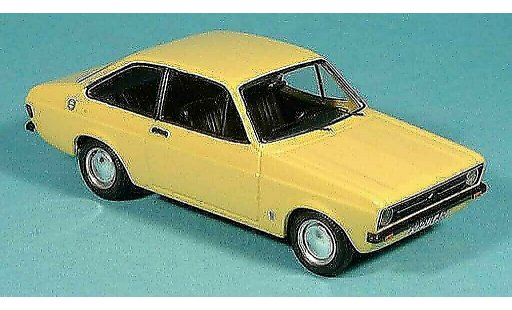 Ford Escort Berlina 1/43 Trofeu 1100 geel modelauto