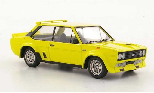 Fiat 131 Abarth 1/43 Trofeu geel modelauto