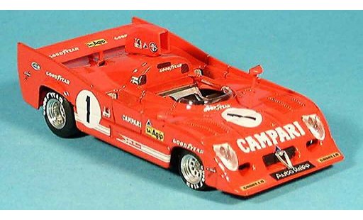 Alfa Romeo 33.3 tt12 1/43 Brumm 1975 tt 12 no.1 merzario ickx zweiter 1000 km spa 1975 modelauto