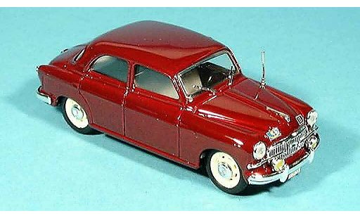Fiat 1400 Police 1/43 Brumm B rood politie Zivilstreife 1956 modelauto
