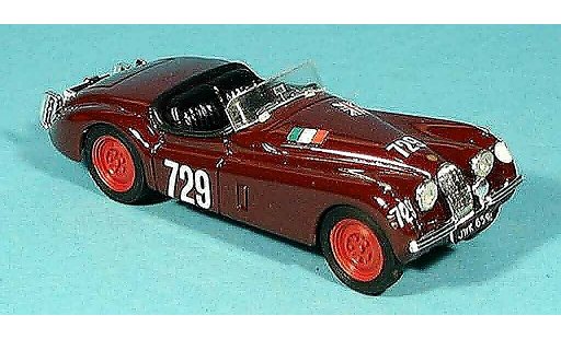 Jaguar XK 120 1/43 Brumm mille miglia 1950 modelauto