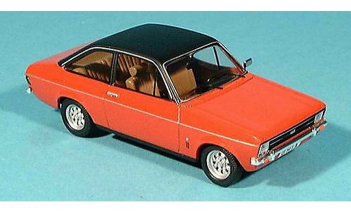 Ford Escort Ghia 1/43 Trofeu 1300 rood dak zwart modelauto