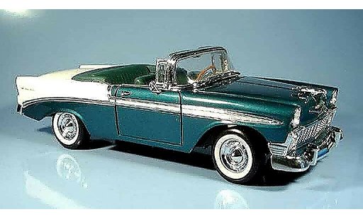 Chevrolet Bel Air Convertible 1/18 Yat Ming 1956 cabriolet met echten ledersitzen modelauto