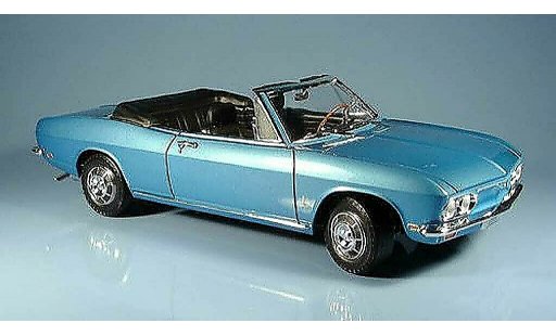 Chevrolet Corvair Coupe 1/18 Yat Ming monza blauw 1969 modelauto