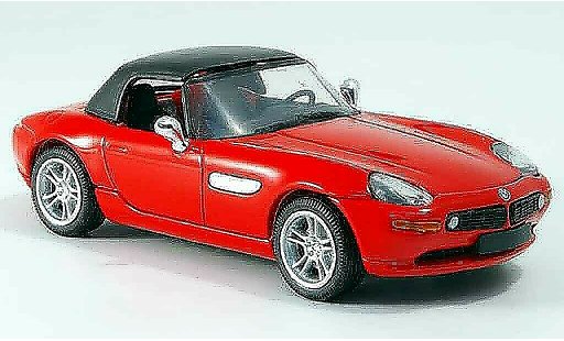 Bmw Z8 roadster 1/43 Solido rood gesloten 1999 modelauto