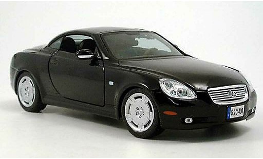 Lexus SC 430 1/18 Maisto zwart toit ferme 2002 modelauto