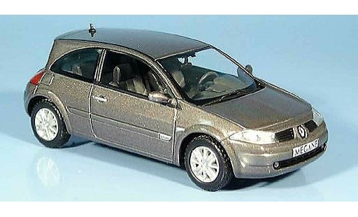 Renault Megane Base 1/43 Norev grijs 2003 modelauto
