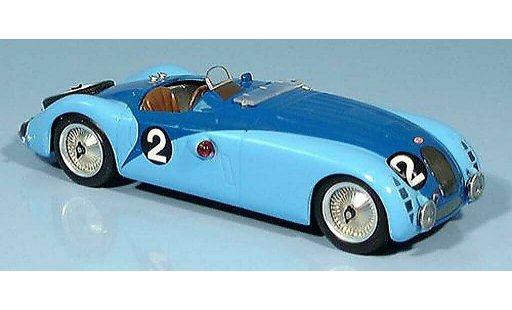 Bugatti 57 G (course) 1/43 IXO winnaar Le Mans J.P.Wimille - R. Benoist 1937 modelauto