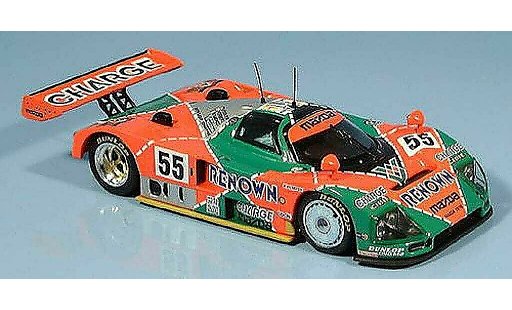 Mazda 787B Base 1/43 IXO Weidler-Herbert-Gachot winnaar Le Mans 1991 modelauto