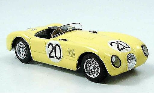 Jaguar C-Type Course 1/43 Brumm no.20 laurent tornaco neunter le mans 1953 modelauto
