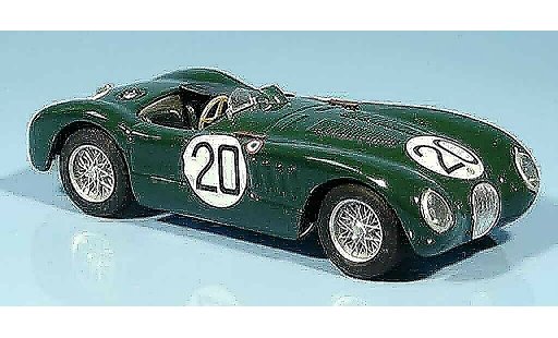 Jaguar C-Type Course 1/43 Brumm no.20 walker whitehead winnaar le mans 1951 modelauto