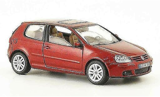 Volkswagen Golf Base 1/43 Schuco rood 3 portes 2003 modelauto