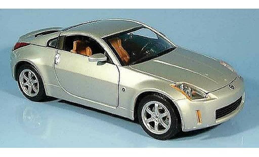 Nissan 350Z Base 1/18 Yat Ming coupe grijs 2003 modelauto