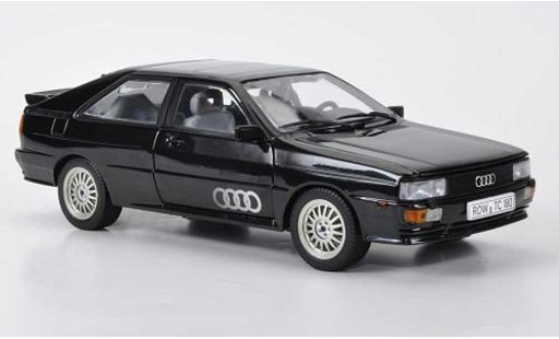 Audi Quattro coupe 1/18 Sun Star zwart 1981 modelauto
