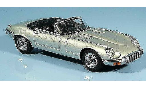 Jaguar E-Type Cabriolet 1/43 Autoart serie iii grijs metallic modelauto