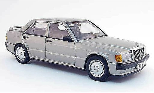 Mercedes 190 Base 1/18 Autoart 2.3-16v grijs 1983 modelauto