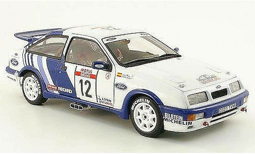 Ford Sierra Cosworth 1/18 Autoart no.12 ford motorsport rallye korsika 1988 c.sainz / l.moya modelauto