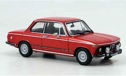 Bmw 2002 tii 1/43 Autoart L rood 1974 modelauto