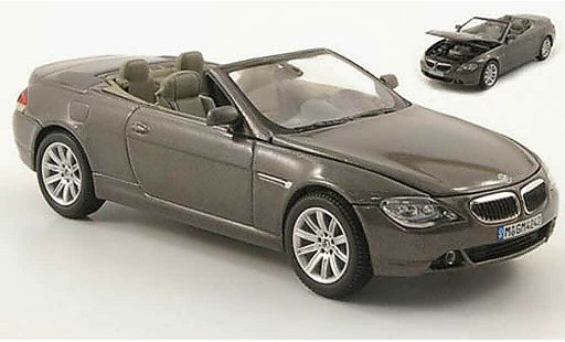 Bmw 630 E64 1/43 Kyosho Cabrio groen-grijs 2004 modelauto