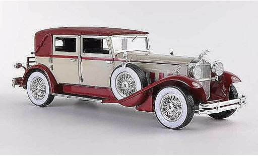 Duesenberg 1934 Phaeton 1/18 Signature beige/rood 1 modelauto