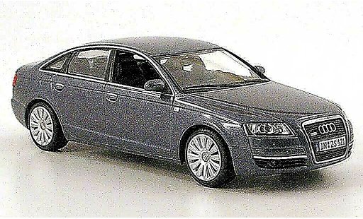 Audi A6 berline 1/43 Minichamps (C6) grijs 2004 modelauto