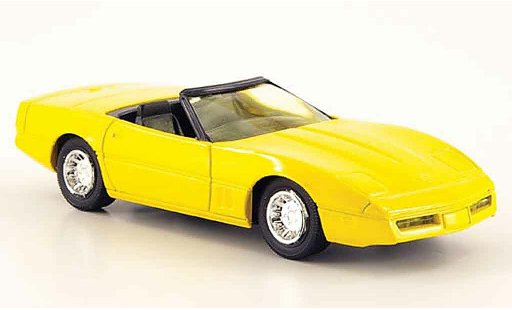 Chevrolet Corvette Convertible 1/43 Solido C4 Cabriolet geel 1984 modelauto
