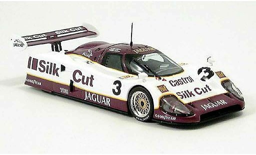 Jaguar XJ R12 1/43 IXO Brundle-Nielsen-Cobb LeMans winnaar 1990 modelauto