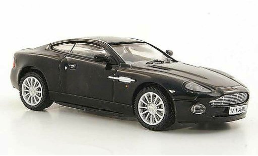 Aston Martin Vanquish coupe 1/43 Vitesse zwart RHD 2002 modelauto