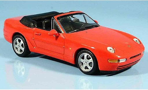 Porsche 968 Cabriolet 1/43 Minichamps rood 1994 modelauto