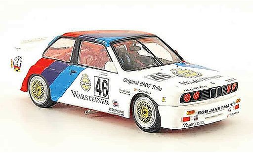 Bmw M3 course 1/43 Minichamps E30 No.46 Ravalgia Pirro WTC Calder 1987 modelauto