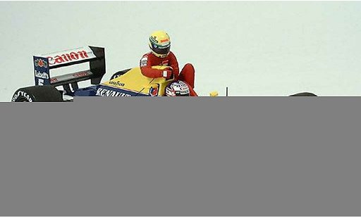 Renault F1 1991 1/18 Minichamps williams fw 14 mansell-senna gp gb modelauto