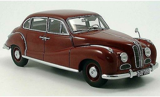 Bmw 501 berline 1/18 Autoart limousine rood modelauto