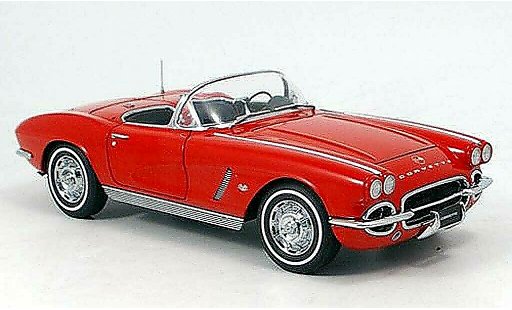 Chevrolet Corvette Convertible 1/18 Autoart C1 rood 1962 modelauto