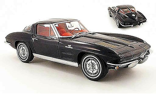 Chevrolet Corvette Coupe 1/18 Autoart C2 (c2) blauw 1963 modelauto