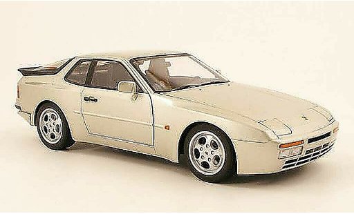Porsche 944 1985 1/18 Autoart turbo grijs metallic modelauto